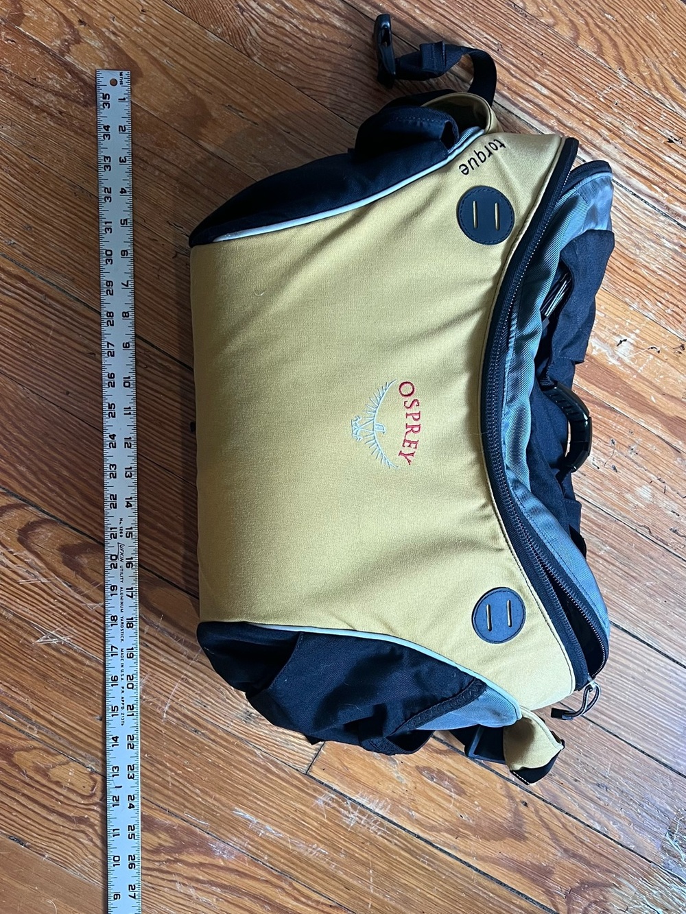 OSPREY Torque Messenger Laptop Crossbody bag - RARE Yellow and Black Bag